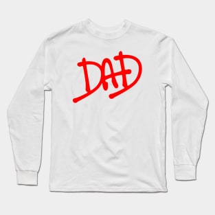 DAD - Dads Birthday / Father's Day Long Sleeve T-Shirt